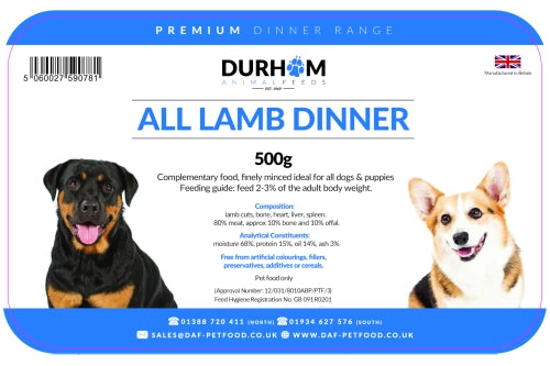 Lamb Dinner 500g