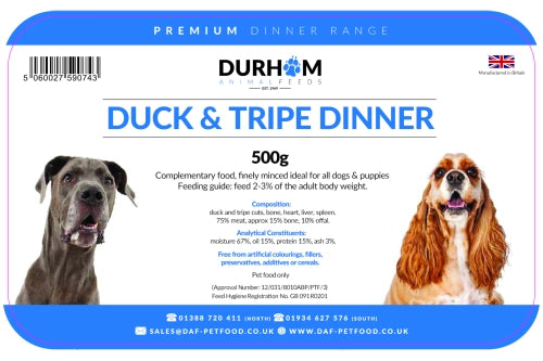 Duck & Tripe Dinner 500g