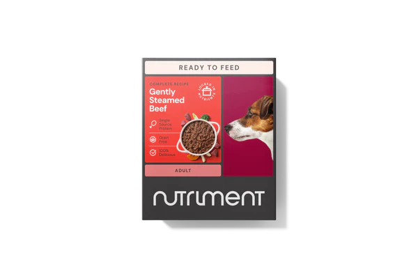 Nutriment Steamed Beef Dog Food