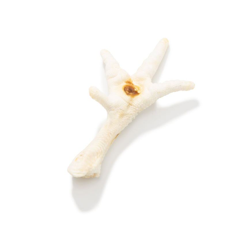 Puffed chicken feet