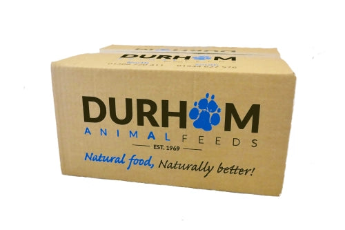 Assorted Box of Meats variety pack 14 × 454 g from K9 Prime Cuts – frozen mixed-protein raw dog food, no artificial additives, ideal for rotating proteins and complete raw feeding.