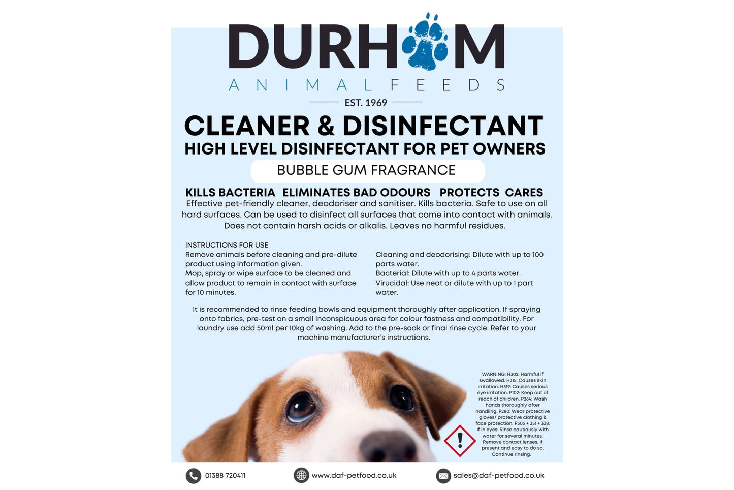 5-litre bubblegum scented professional cleaner and disinfectant concentrate from K9 Prime Cuts – powerful broad-spectrum formula for pet environments, neutral pH, ideal for kennels and pet shop use.