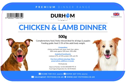 Chicken & Lamb Dinner 500g