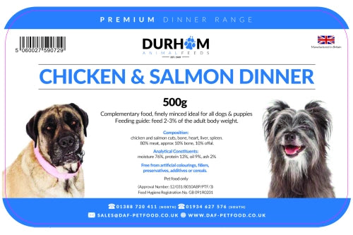 Chicken & Salmon Dinner 500g