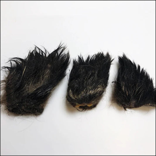 Wild Boar Ears dog treats from K9 Prime Cuts – 100% wild boar, single-protein, grain-free and additive-free. Dried ears approx 15 cm long, natural chewy texture and helps dental health.