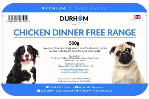 Chicken Dinner "Free Range" 500g
