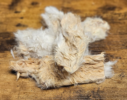 Hairy rabbit skin cuts 15 cm natural dog treats from K9 Prime Cuts Basingstoke supporting natural feeding and healthy digestion for dogs.