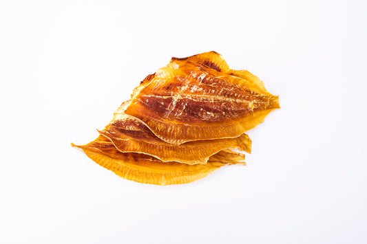 Displayed plaice fish showing whole flatfish presented as a lean, natural protein source suitable for dogs