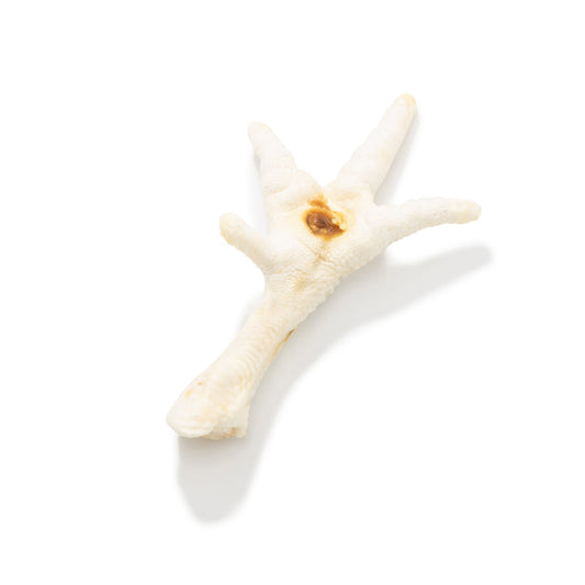 Puffed chicken feet